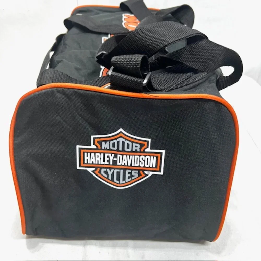 Collection Harley-Davidson 18 x9x11 Duffel Shoulder Bag Travel Gym+2 Lg T-Shirt - Picture 5 of 11